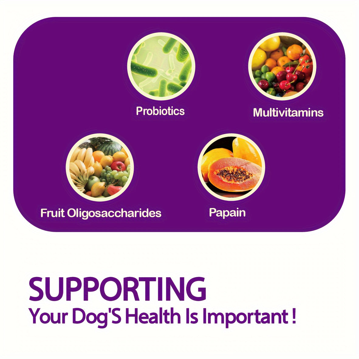 Probiotic Supplement for Dog Health (200 Count)