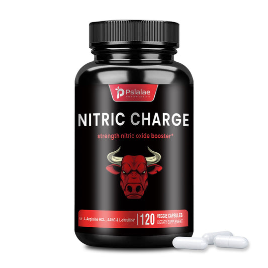 Nitric Charge - with L-Arginine, L-Citrulline 120 Capsules