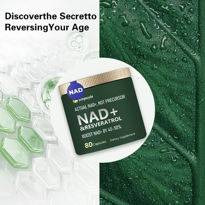 NAD   Booster: resveratrol and quercetin 80 capsules