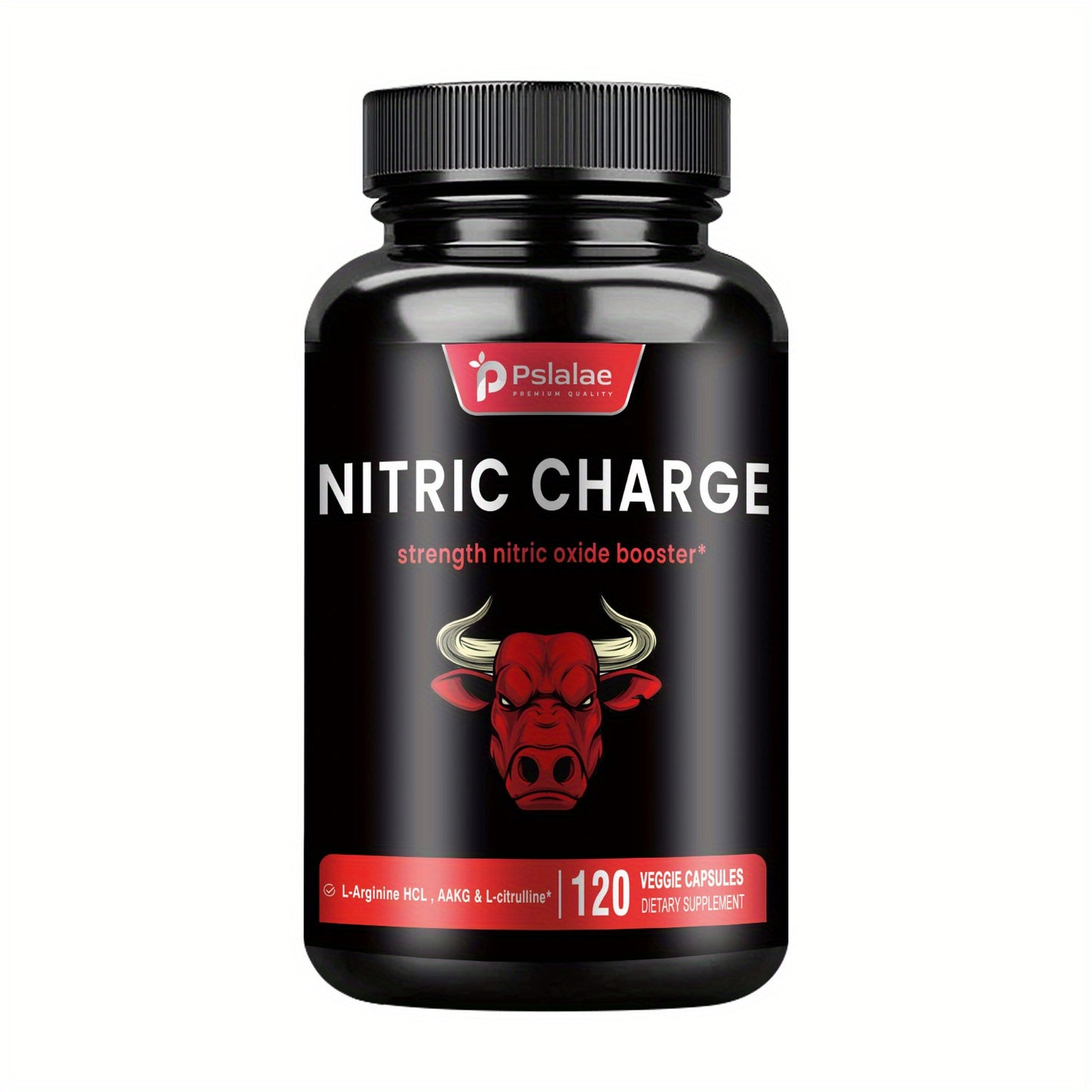 Nitric Charge - with L-Arginine, L-Citrulline 120 Capsules