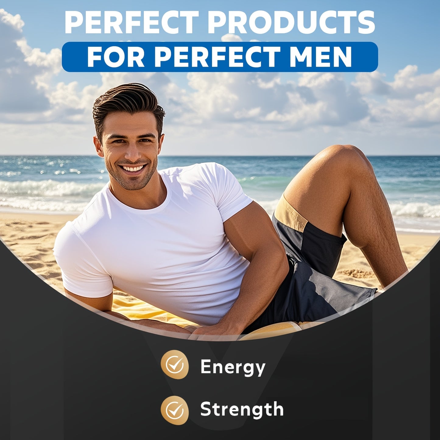 Ultimate Men's Energy Boost: 20-in-1 Herbal Blend with Maca, L-Arginine, Ashwagandha & Shilajit