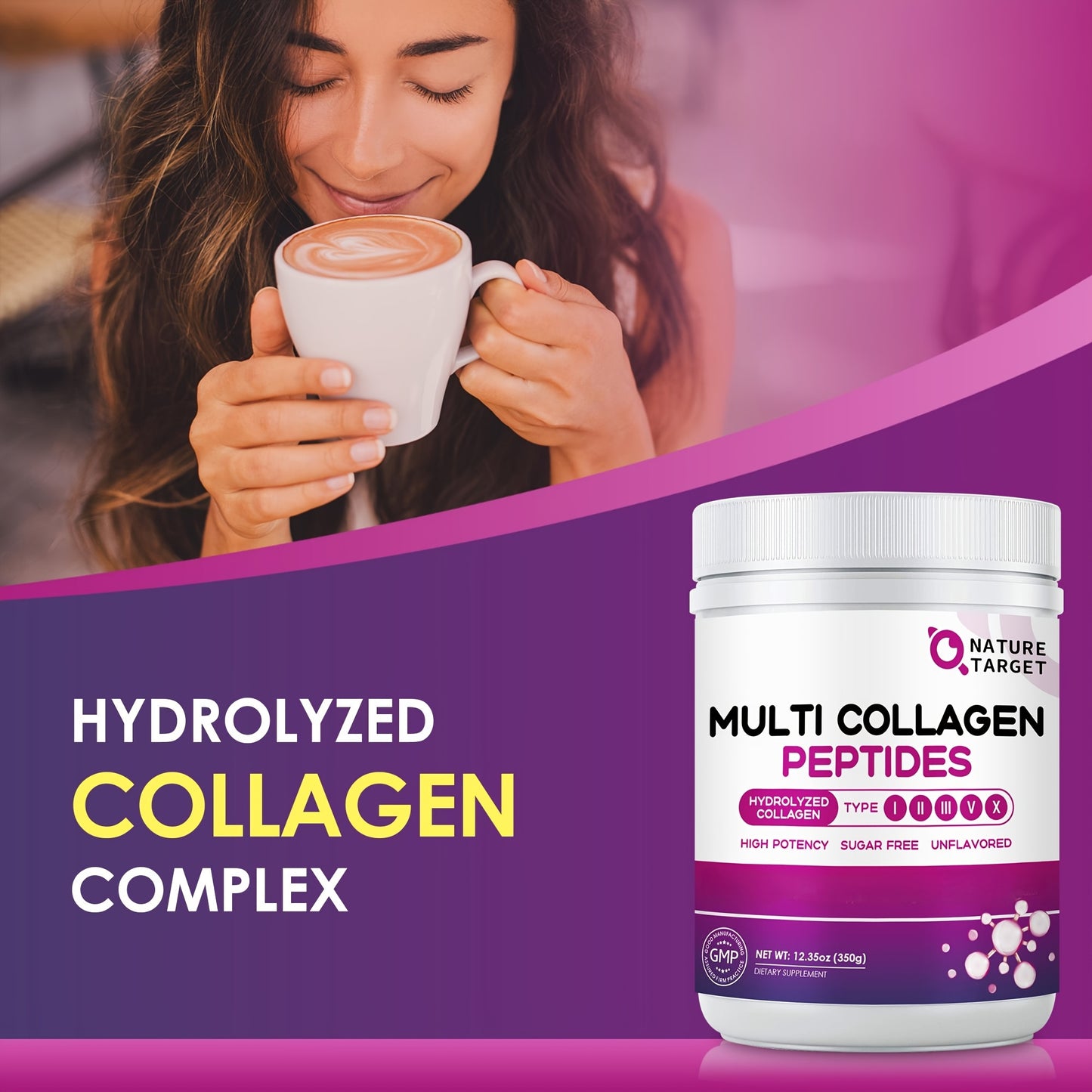 Multi-Collagen Ultimate - 35 doses for better skin, hair and joint health (350g)