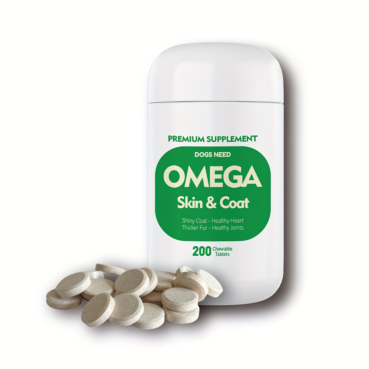 Omega 3 Fish Oil for Dogs (200 Count)