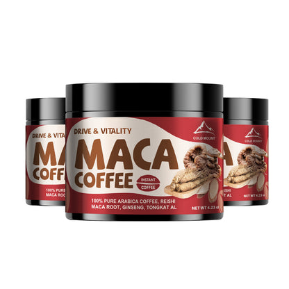 Maca Coffee, 100% Arabica, 6 High Quality Specials: Maca Root, Ginseng, Tongkat Ali, Lion's Mane, Reishi, Chaga