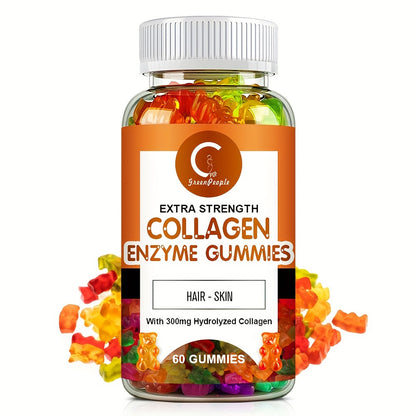 Collagen and Vitamin Biotin Fruit-flavored gummies 60 capsules