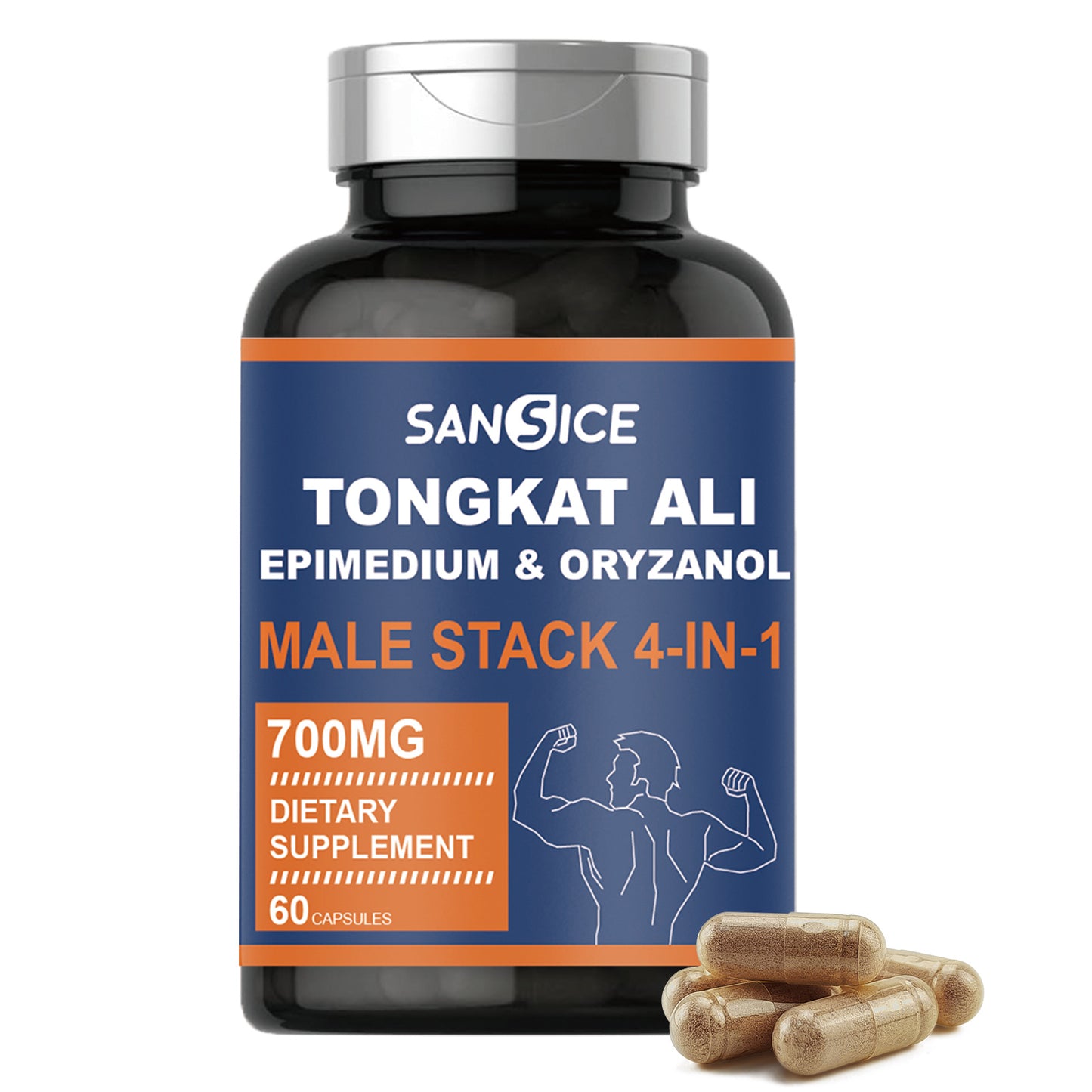 Tongkat Ali 4 in 1 - 300mg, 60 capsules.