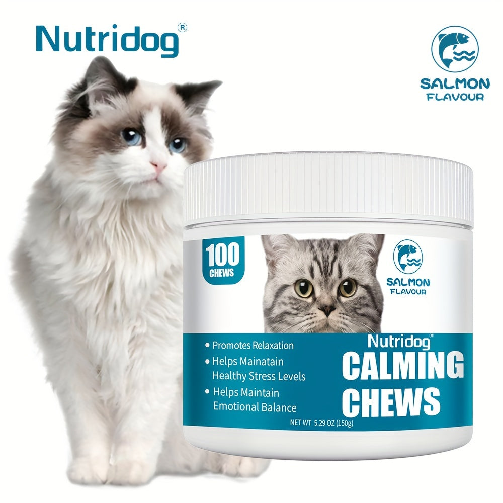 Relax Herbal Calming Support Soft Chews for Cats -100 Soft Chews