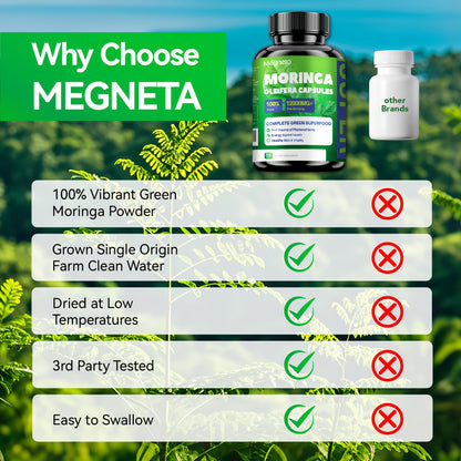 Moringa Capsules - Rich in Antioxidants 60 Capsules