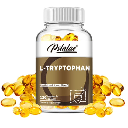 L-Tryptophan - with vitamin B5, B6, B9, premium formula - 120 units