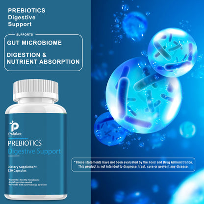 Prebiotics - Improves Digestion, Supports Gut Health - 120 units