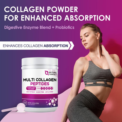 Multi-Collagen Ultimate - 35 doses for better skin, hair and joint health (350g)