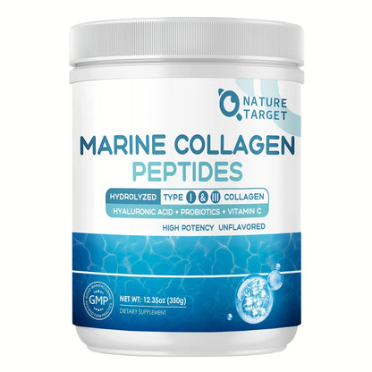 Revitalize your beauty: marine collagen powder - for youthful skin and stronger hair 350g