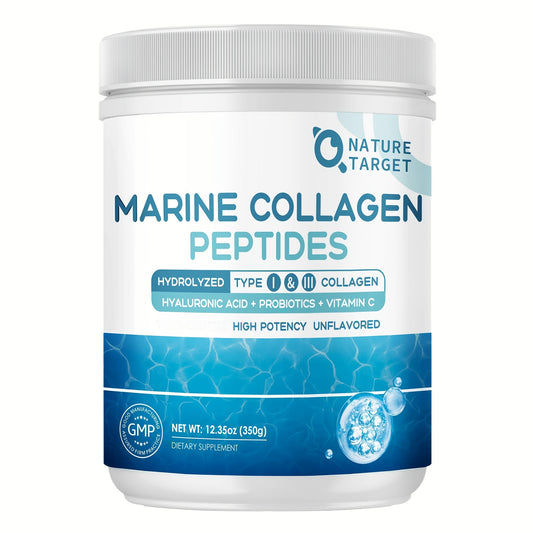 Revitalize your beauty: marine collagen powder - for youthful skin and stronger hair 350g