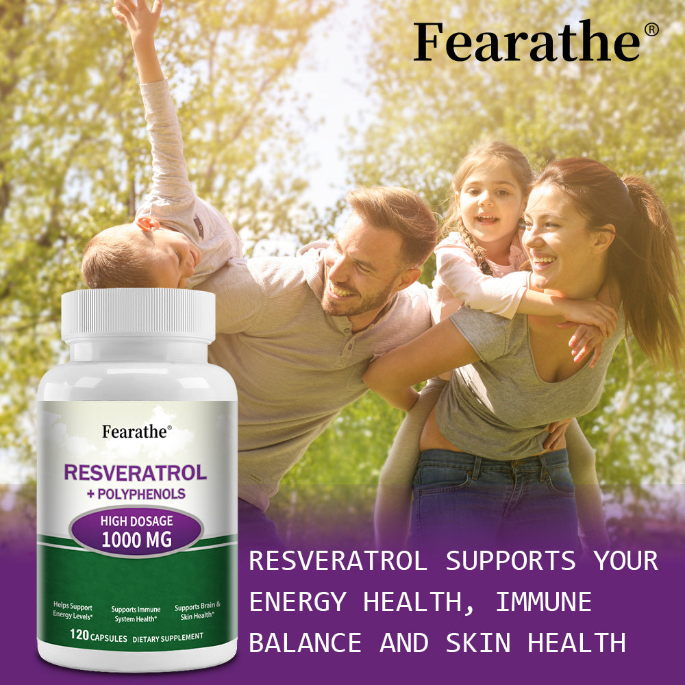 Resveratrol polyphenol supplement - 120 capsules