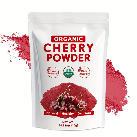 Organic Cherry Powder, 310g, Natural Powder, No Added Sugar or Additives, Rich Flavor