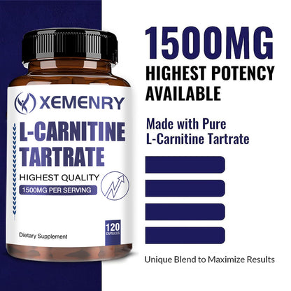 L-Carnitine Tartrate - 120 Capsules