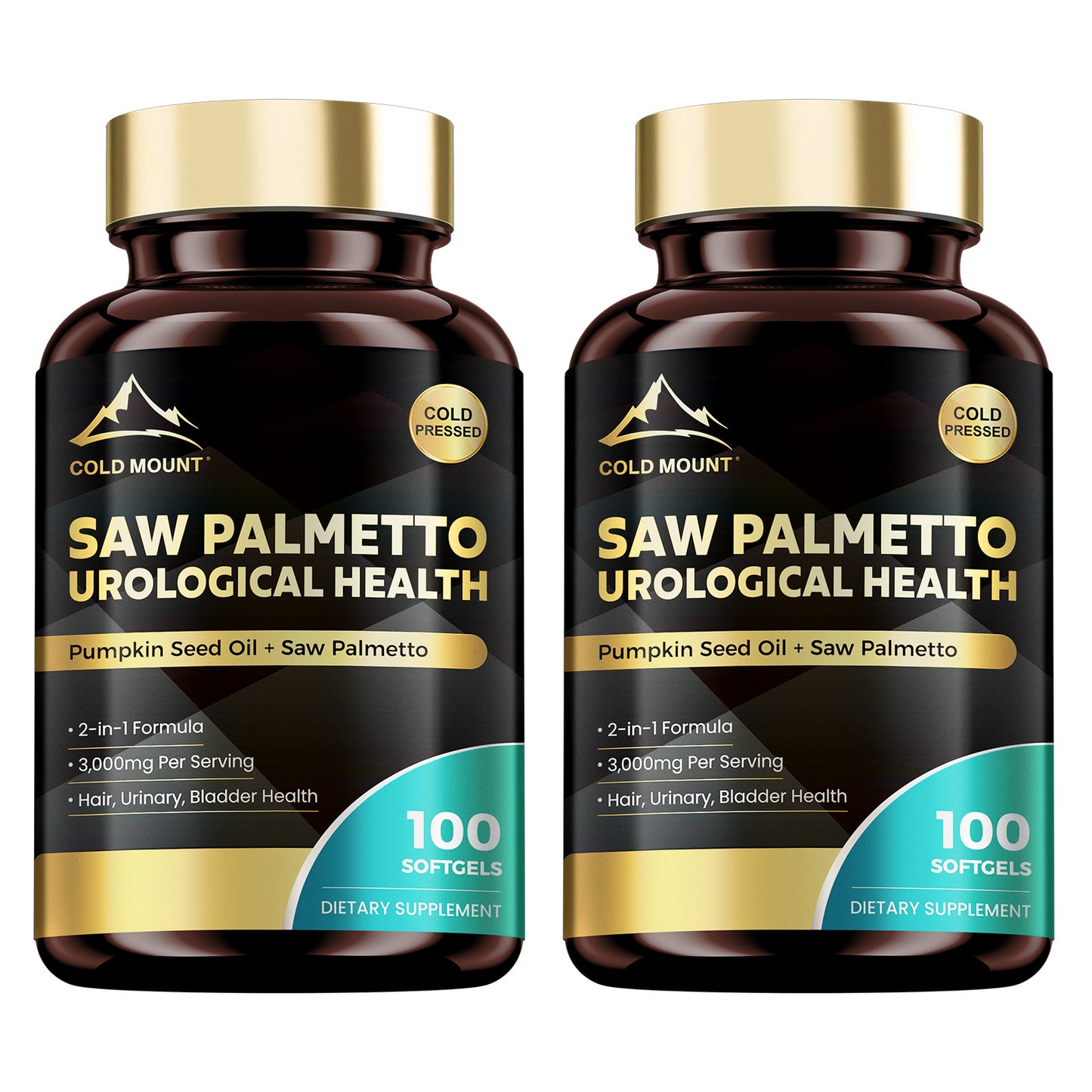 Saw Palmetto Men's Health Supplements, 100 Softgels