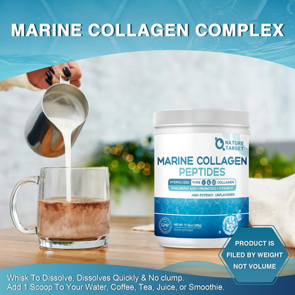 Revitalize your beauty: marine collagen powder - for youthful skin and stronger hair 350g