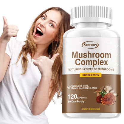 Mushroom Complex Focus, Memory, Creativity 120 Capsules