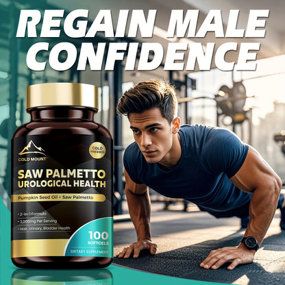 Saw Palmetto Men's Health Supplements, 100 Softgels