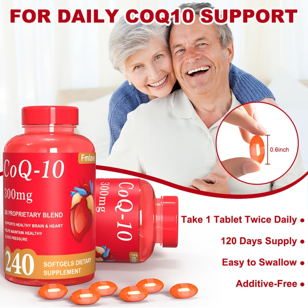 2 units CoQ-10 300 mg, 240 high-absorption softgels