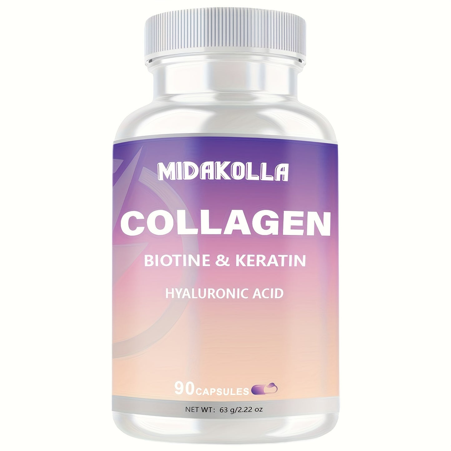 Ultimate Beauty Boost: Collagen with Vitamins and Hyaluronic Acid - 90 Capsules