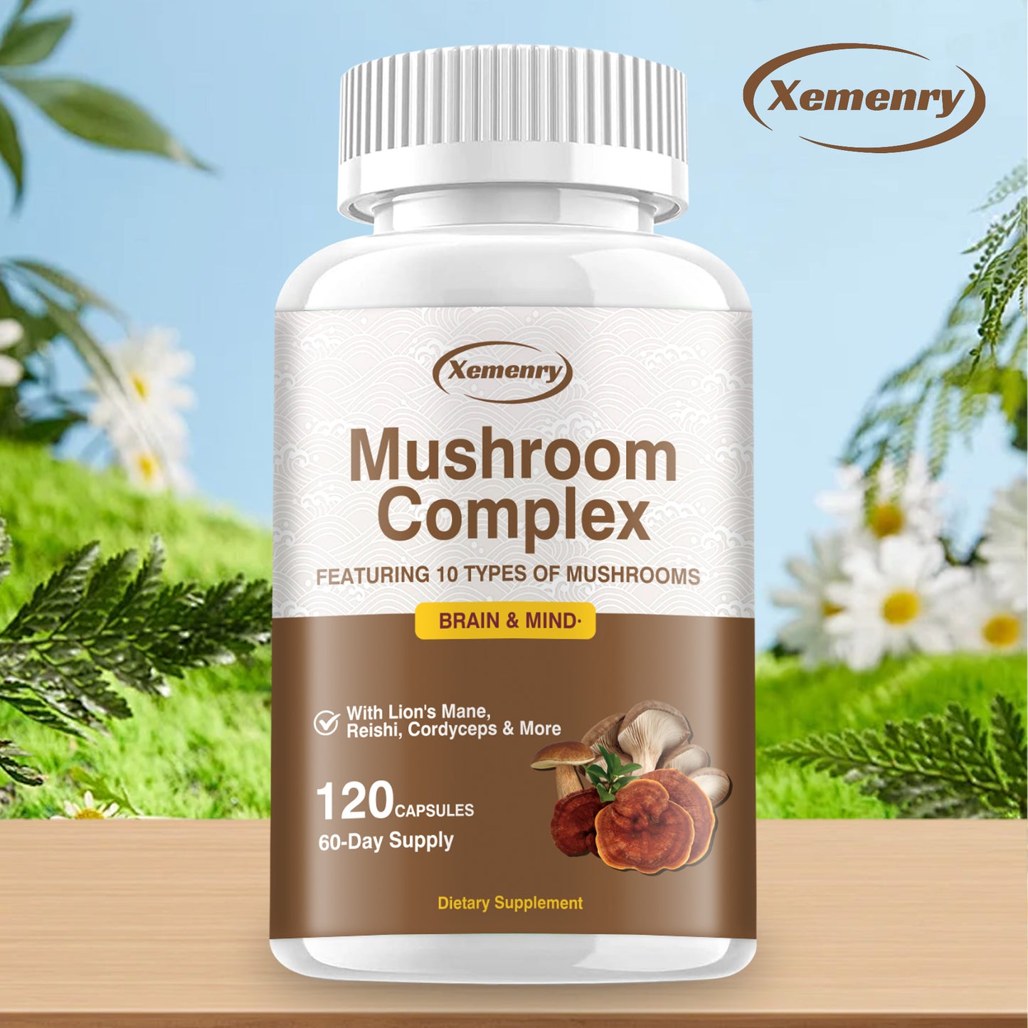 Mushroom Complex Focus, Memory, Creativity 120 Capsules