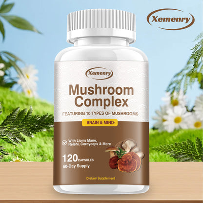 Mushroom Complex Focus, Memory, Creativity 120 Capsules