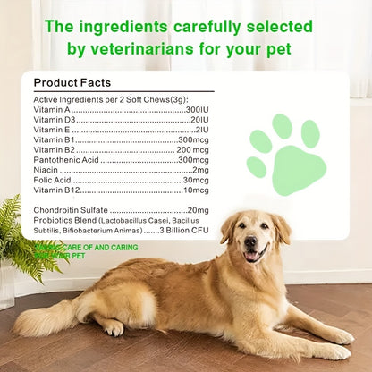 Advanced Probiotic Formula for Dogs - Boosts Immunity, Supports Digestive Health 300g