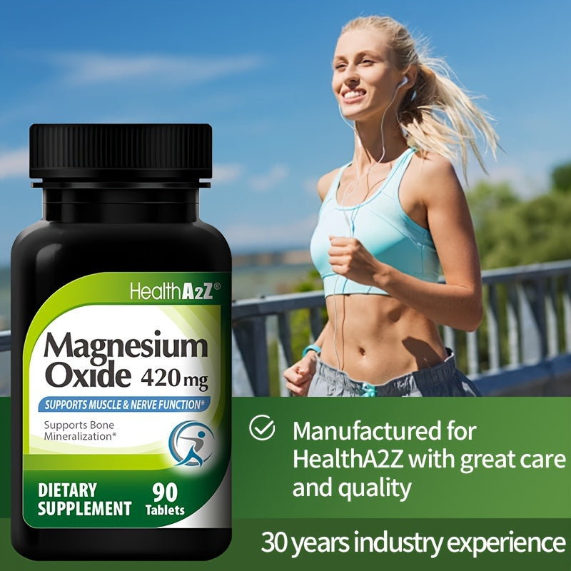 Highly absorbable magnesium oxide - 420 mg, 90 units