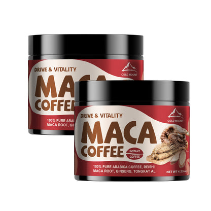 Maca Coffee, 100% Arabica, 6 High Quality Specials: Maca Root, Ginseng, Tongkat Ali, Lion's Mane, Reishi, Chaga