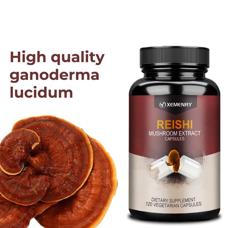 Reishi Mushroom Extract 1000 mg - For Memory, Focus, Immunity and Energy - 120 Capsules