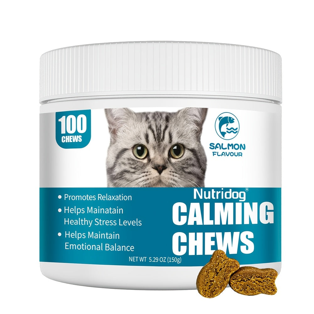 Relax Herbal Calming Support Soft Chews for Cats -100 Soft Chews