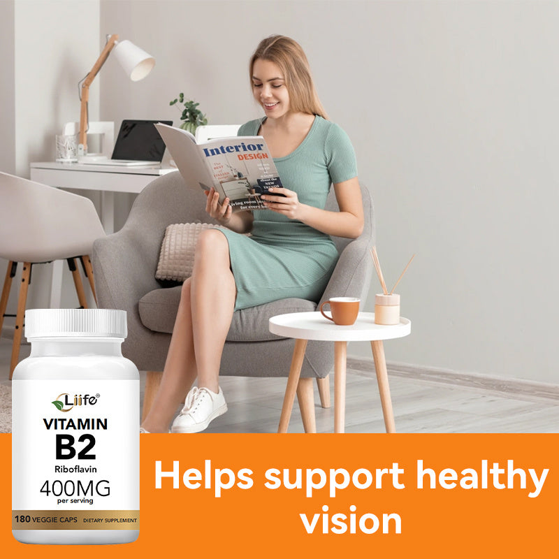 Vitamin B2 (riboflavin) 400 mg 180 capsules