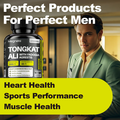 Tongkat Ali  Power Complex of high-potency black pepper extracts for maximum absorption | 60 capsules