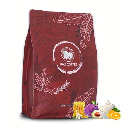 Whole Bean Coffee, Wuji, Ume Plum, Honey, Creamy (8oz 2-Pack) Ethiopia