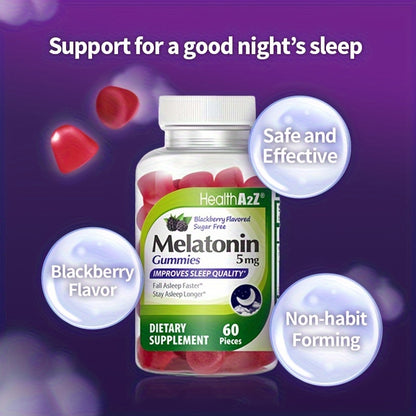 Melatonin Gummies: 5mg 60 units