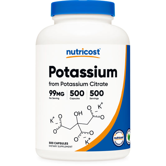 Potassium Citrate 99mg - 500 Capsules