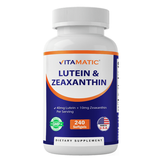 Lutein 40mg with Zeaxanthin 10mg, 240 Softgel