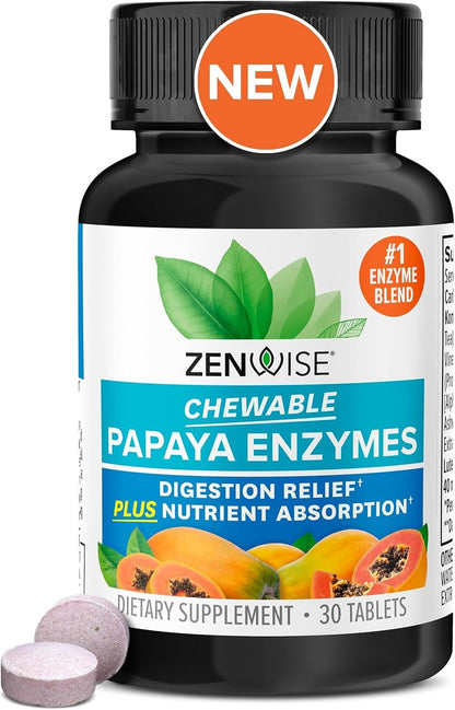 Papaya Digestive Enzymes with Bromelain Chewables