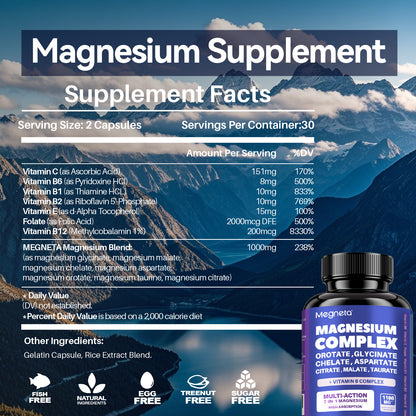 Magnesium Bliss Complex: 14 in 1 supplement