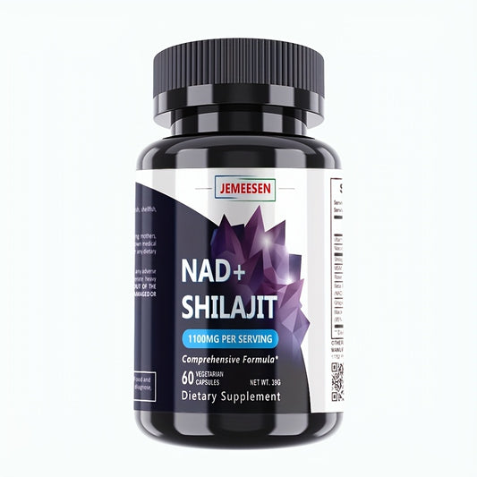 NAD   Shilajit with 85  Minerals and Fulvic Acid 60 Capsules