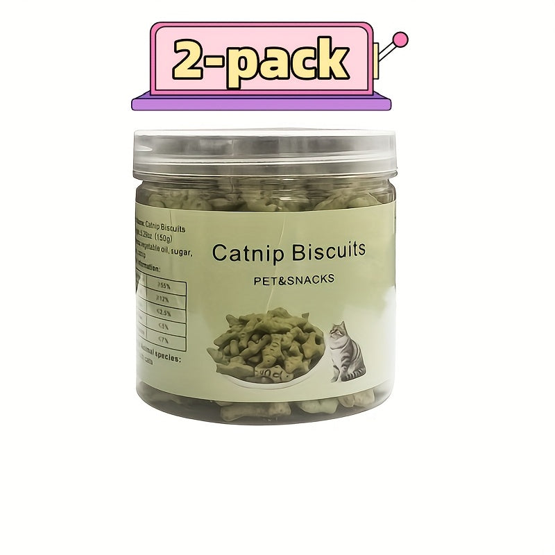 Delicious fish-shaped catnip treats 150g