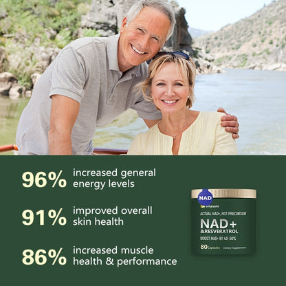 NAD   Booster: resveratrol and quercetin 80 capsules