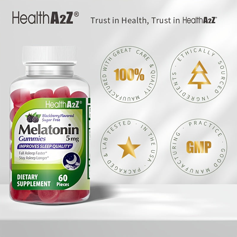 Melatonin Gummies: 5mg 60 units