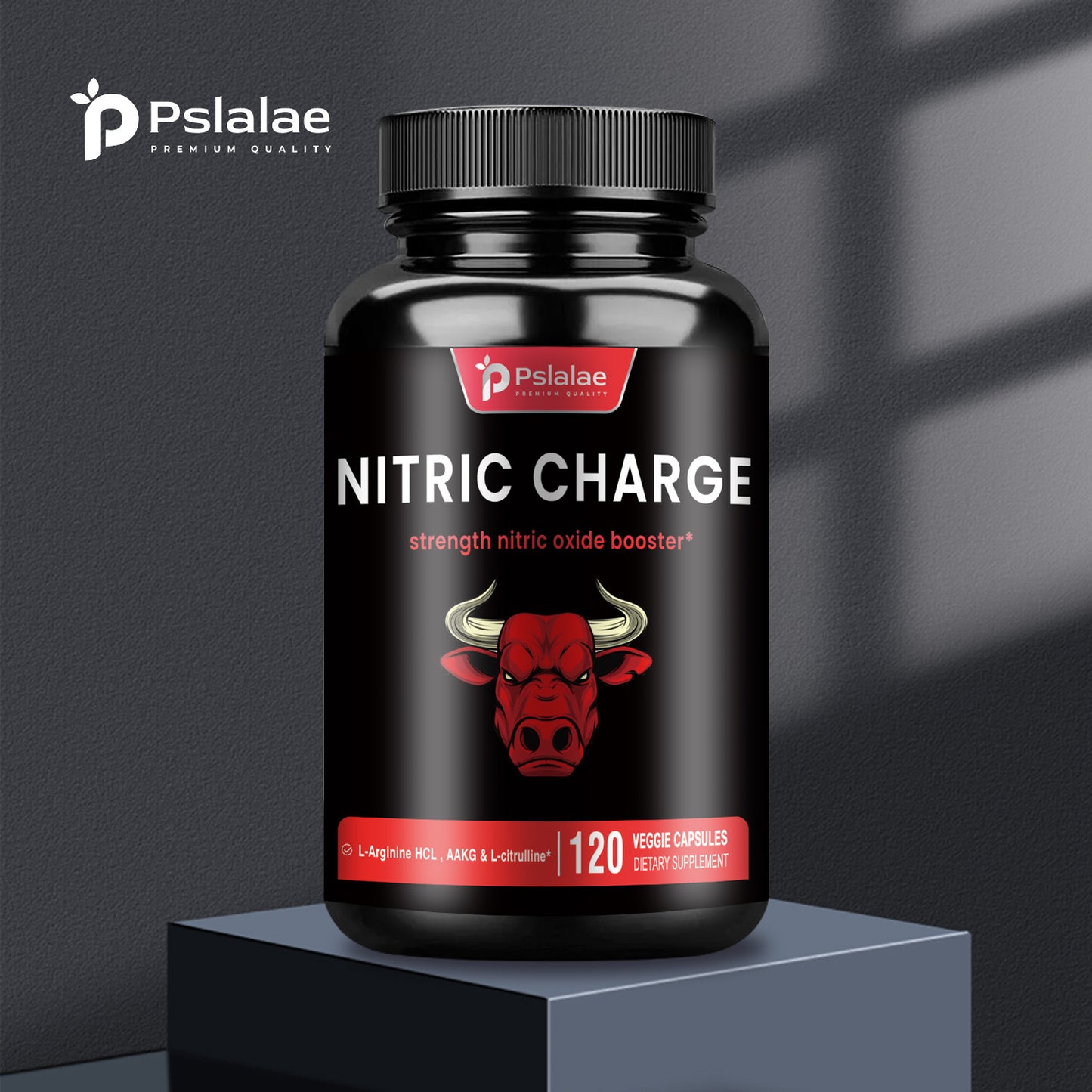 Nitric Charge - with L-Arginine, L-Citrulline 120 Capsules