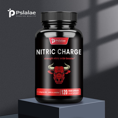 Nitric Charge - with L-Arginine, L-Citrulline - 120 Capsules