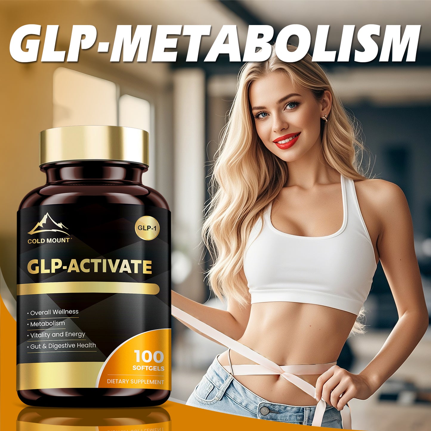 Cold Mount GLP-1 Activation Supplement - 100 Softgels