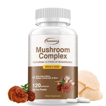 Mushroom Complex Focus, Memory, Creativity 120 Capsules