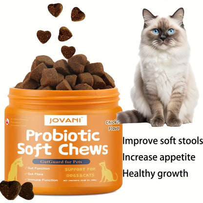 Probiotics for cats - Digestive enzymes for intestinal flora, digestive health.